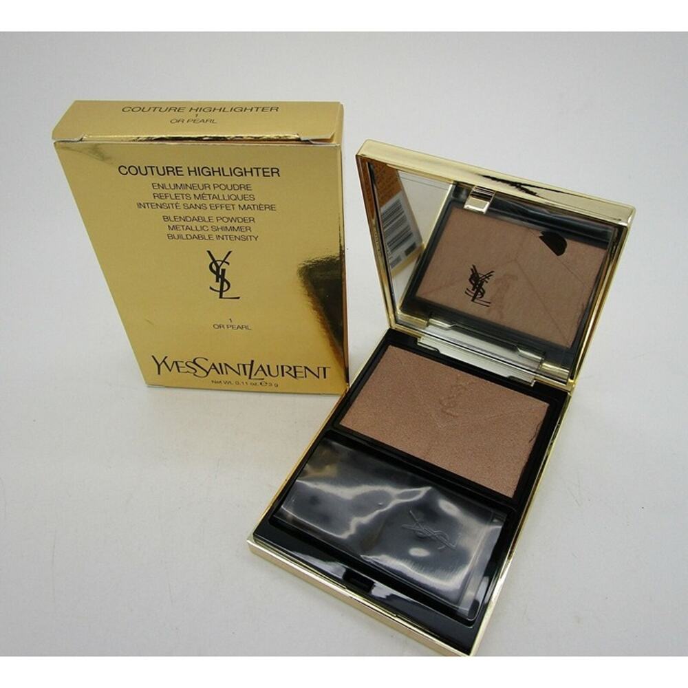 YVES SAINT LAURENT Shade 1 OR (gold) PEARL Couture Highlighter Blendable Powder